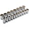 Dynamic Tools 1/2" Drive 19 Piece 12 Point Std, Metric Socket Set, 10mm - 28mm D018006 - alternate 2